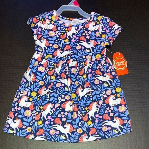Baby Girl Cotton Pull-Over Printed Dresses 3-Pack Size 18M - Picture 5 of 5